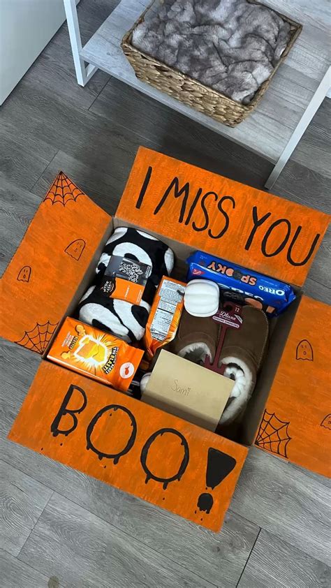 spooky basket for her|spooky basket long distance.